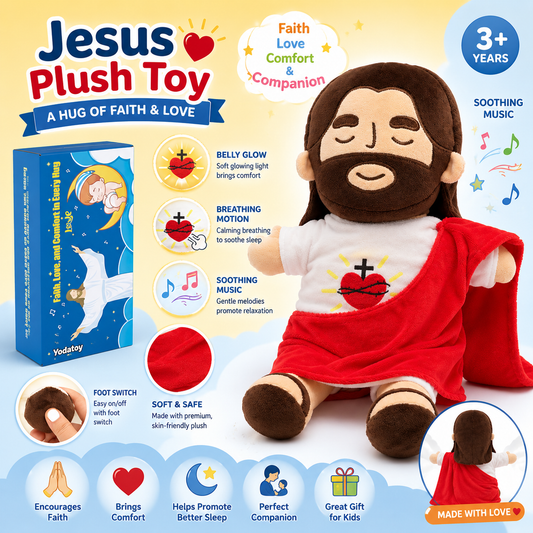 Jesus Breathing Plush Toy